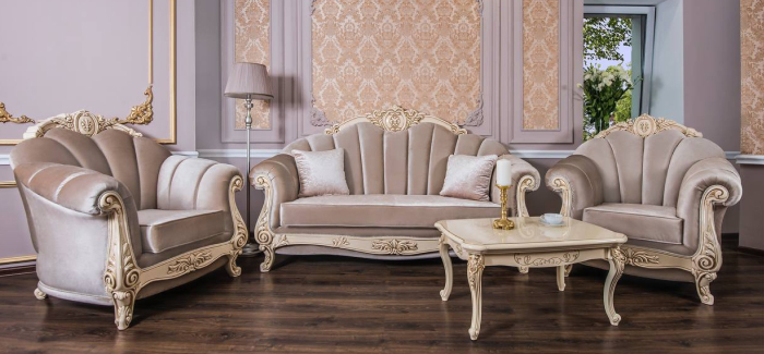 Мягкая мебель в стиле барокко: купить дешево в Москве